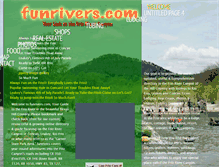 Tablet Screenshot of funrivers.com